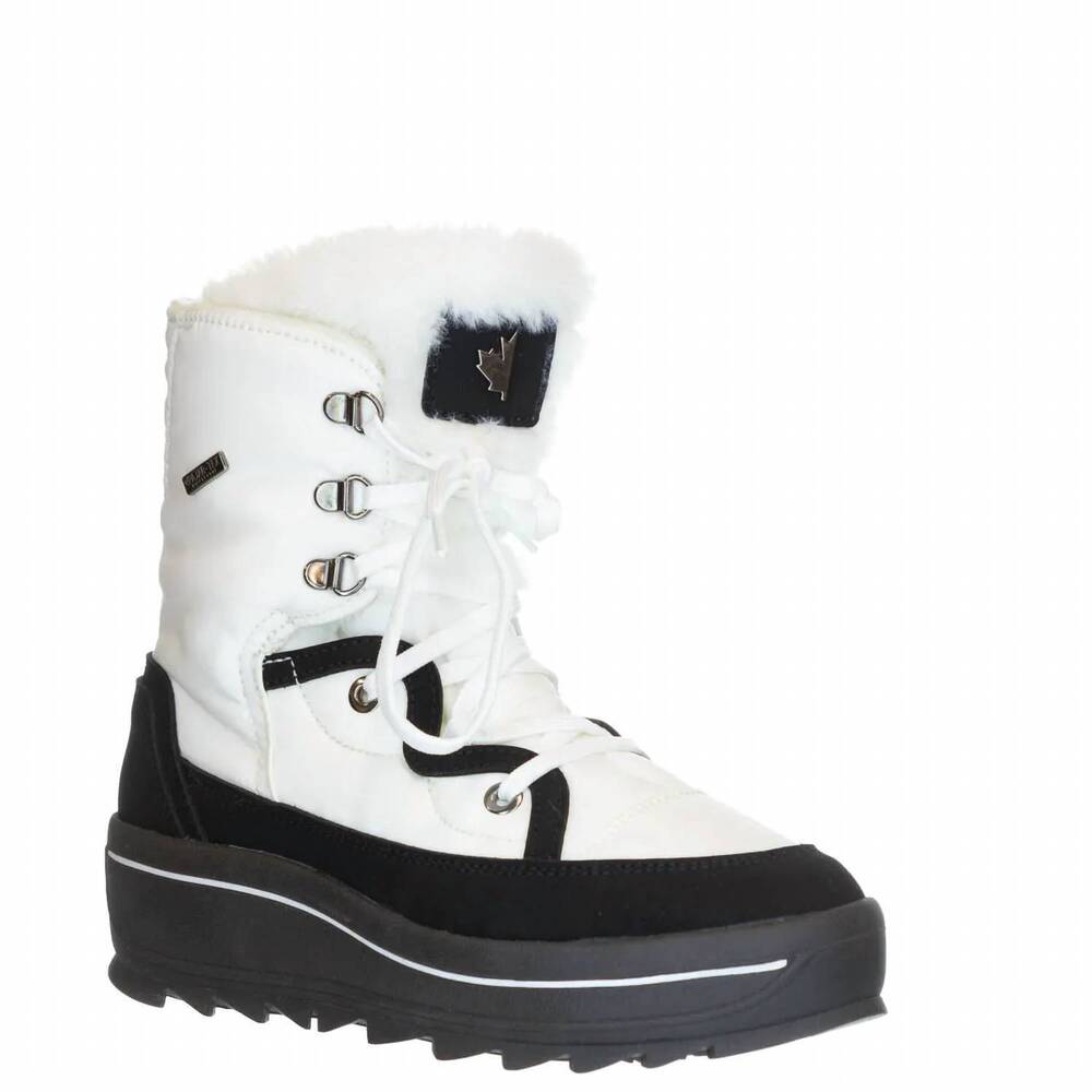 NEW PAJAR women's tacey low 2.0 snow boots in white